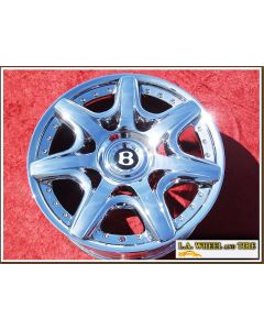 Bentley Continental Mulliner Edition OEM Forged 20" Set of 4 Chrome Wheels NH1113